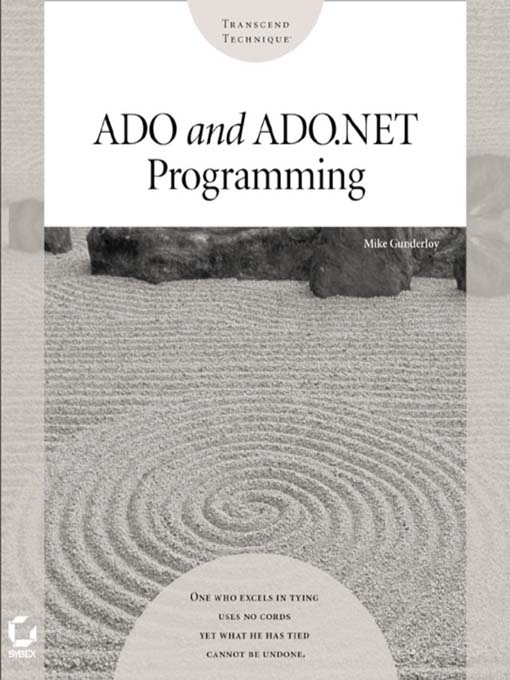 Title details for ADO and ADO.NET Programming by Mike Gunderloy - Available
